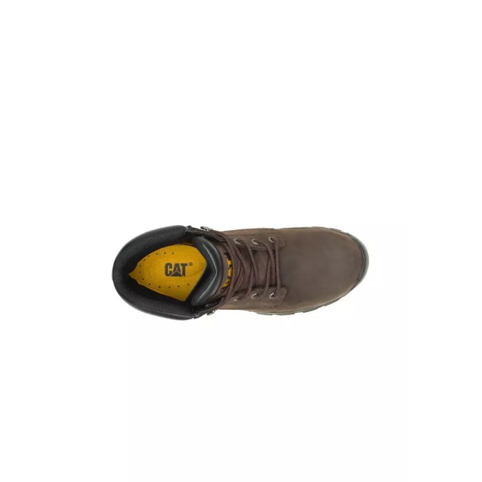 BOTAS CATERPILLAR bota con punta de acero para hombre P91325 - Marrón